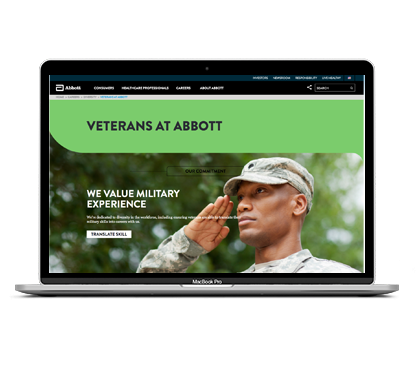 Careers for Veterans at Abbott
